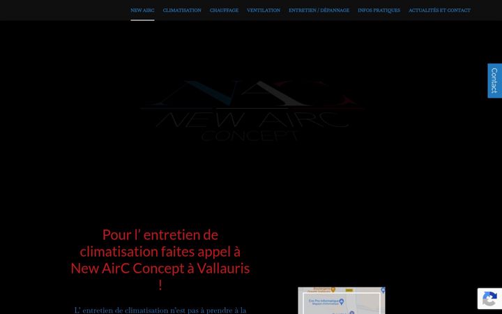 Screenshot of climatisation-newairc-06.fr