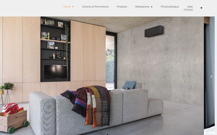 Screenshot of climatiseur.be