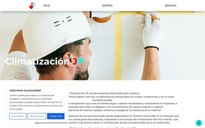 Screenshot of climatizajp.es