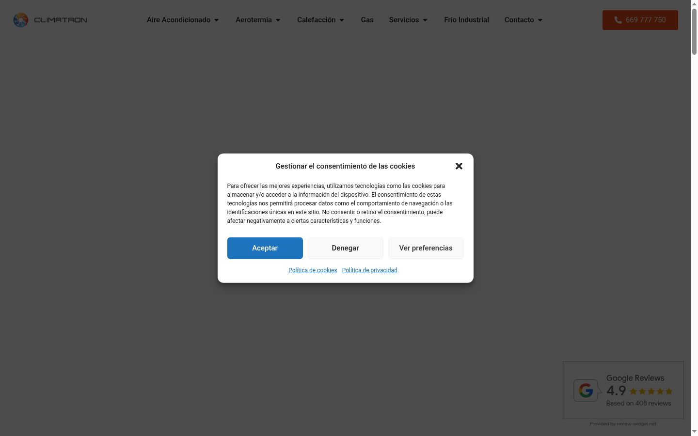 Sutikimo reklamjuostės, rodytos prieš bet kokią sąveiką, ekrano kopija
