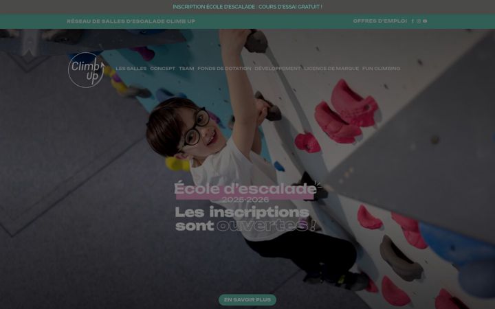 Screenshot of climb-up-business.fr