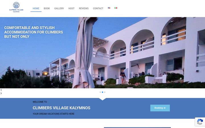 Screenshot of climbersvillage.com