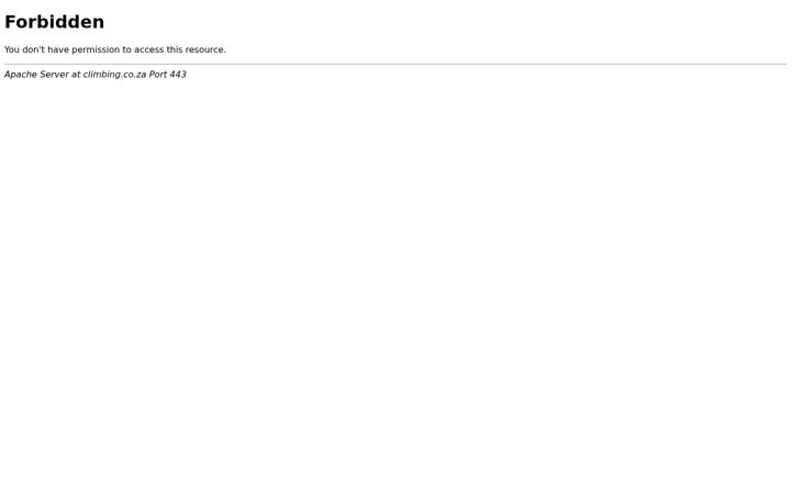 Screenshot of climbing.co.za