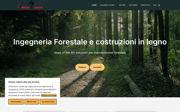 Screenshot of climbingarboriste.ch