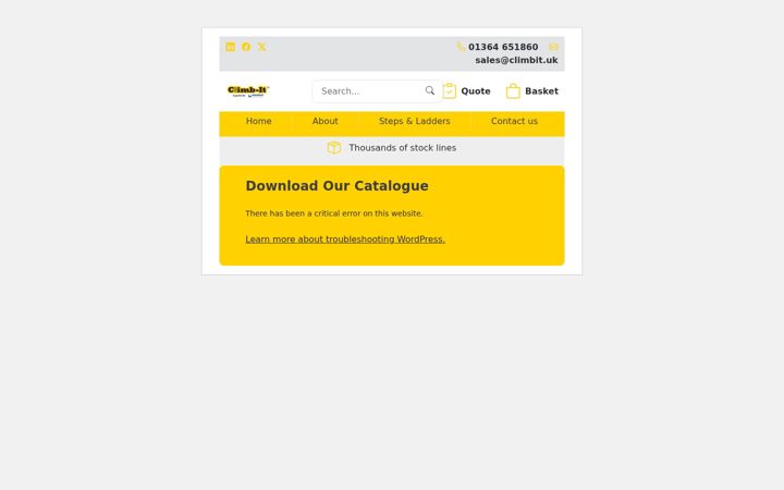 Screenshot von climbit.uk