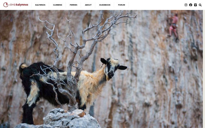 Screenshot of climbkalymnos.com