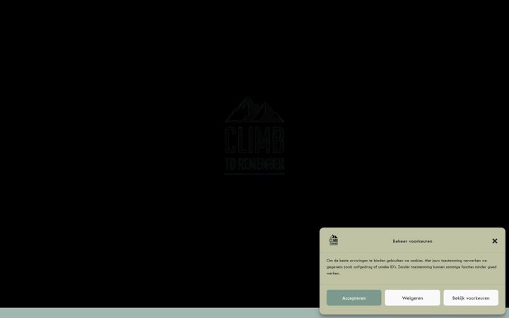 Screenshot of climbtoremember.com