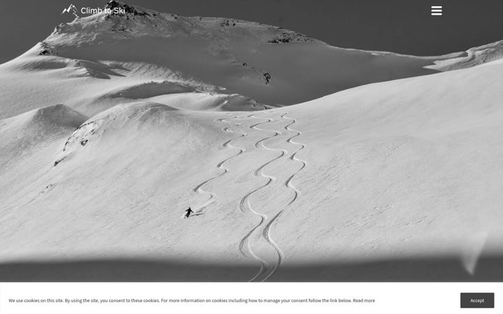 Screenshot of climbtoski.com