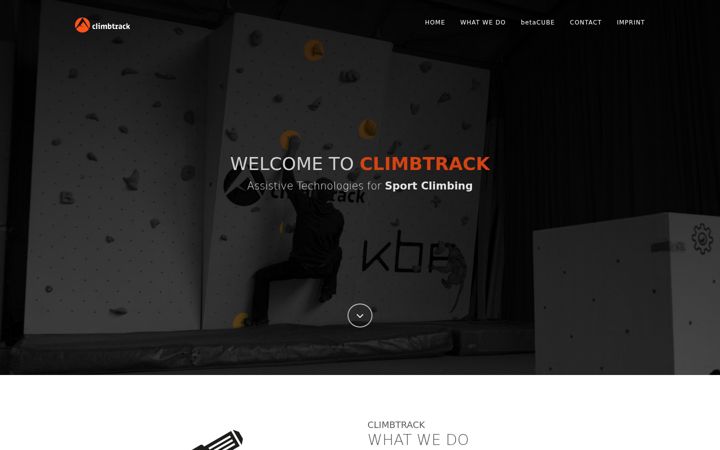Screenshot of climbtrack.com