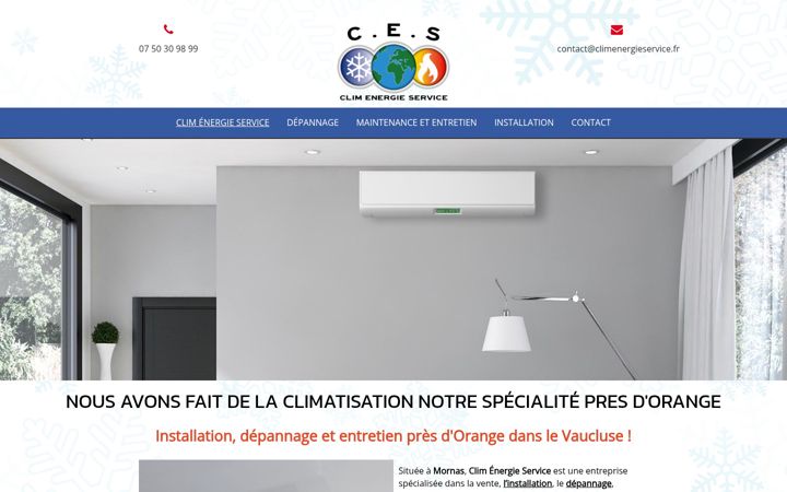 Képernyőkép: climenergieservice.fr