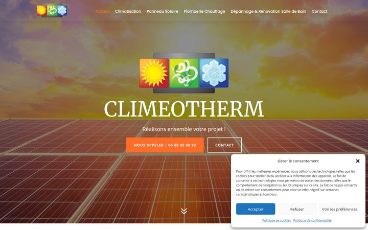 Képernyőkép: climeotherm.fr