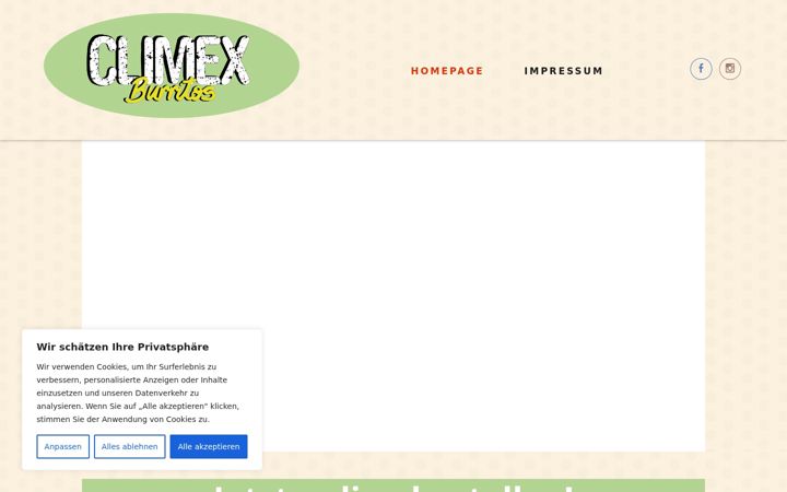 Screenshot of climex-burritos.de
