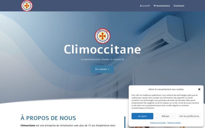 Ekrano kopija climoccitane34.fr