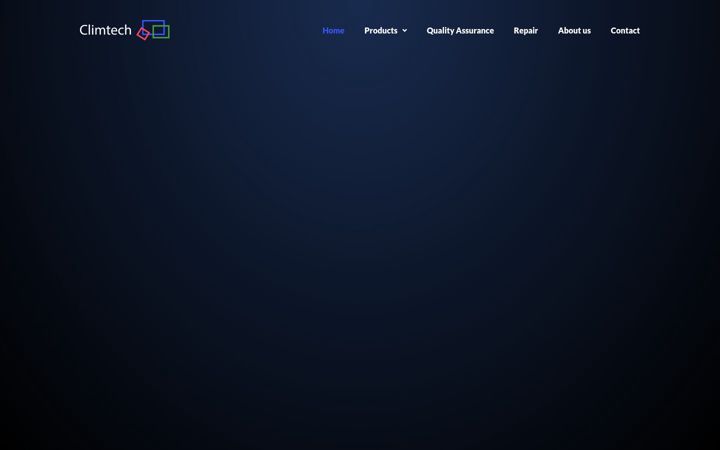 Screenshot of climtech.dk
