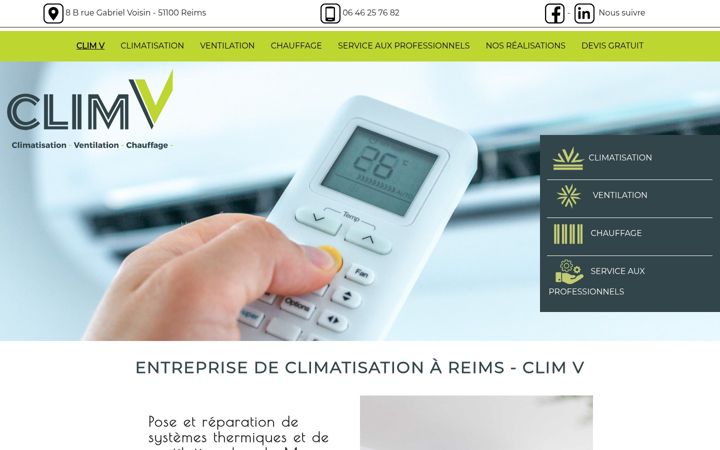 Capture d'écran de climv-51.fr