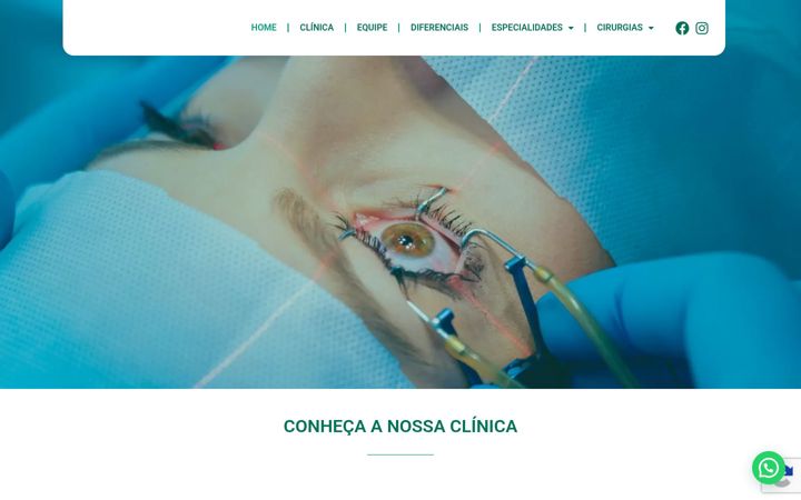 Screenshot of clincare.com.br