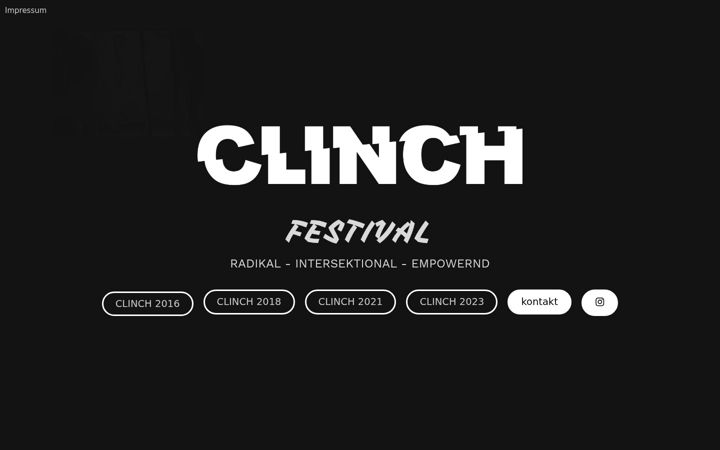 Screenshot of clinchfestival.de