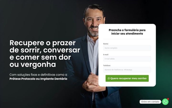 Screenshot of clineroodontologia.com.br