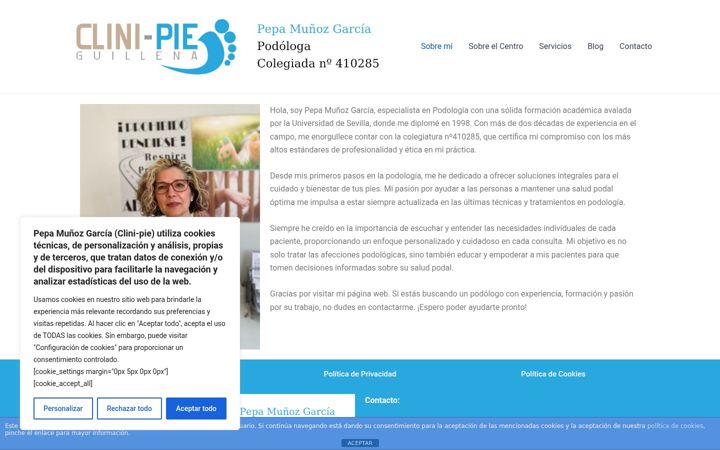 Screenshot of clini-pie.com