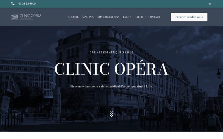 Screenshot of clinic-opera59.fr