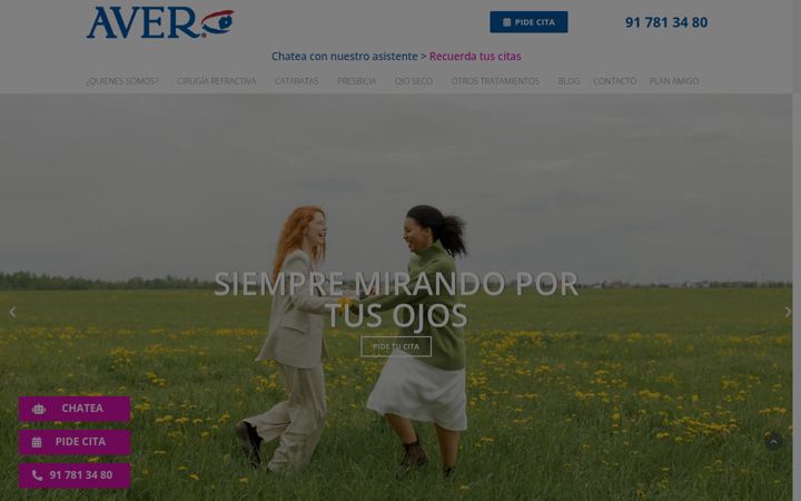 Screenshot of clinica-aver.com
