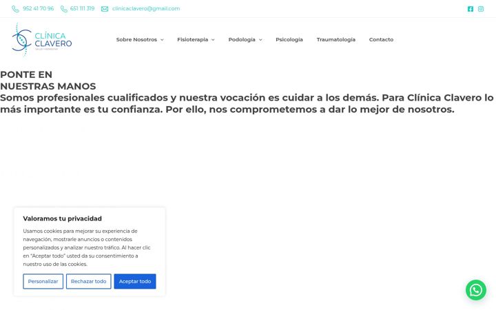 Screenshot of clinica-clavero.com