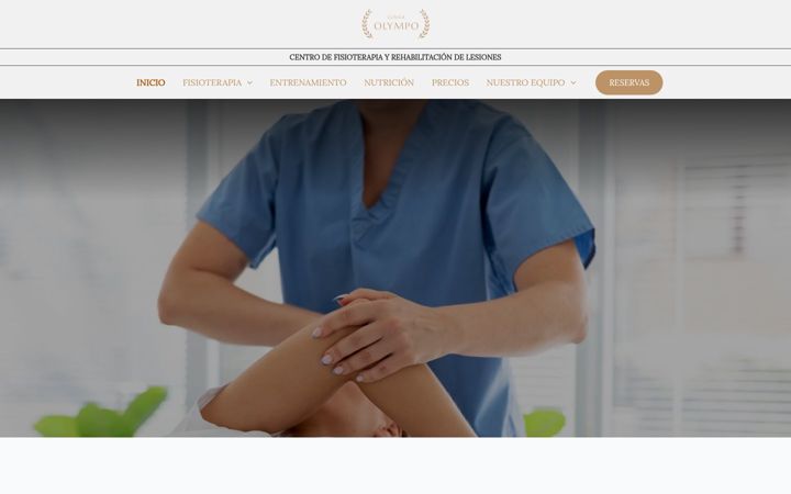 Screenshot of clinica-olympo.es
