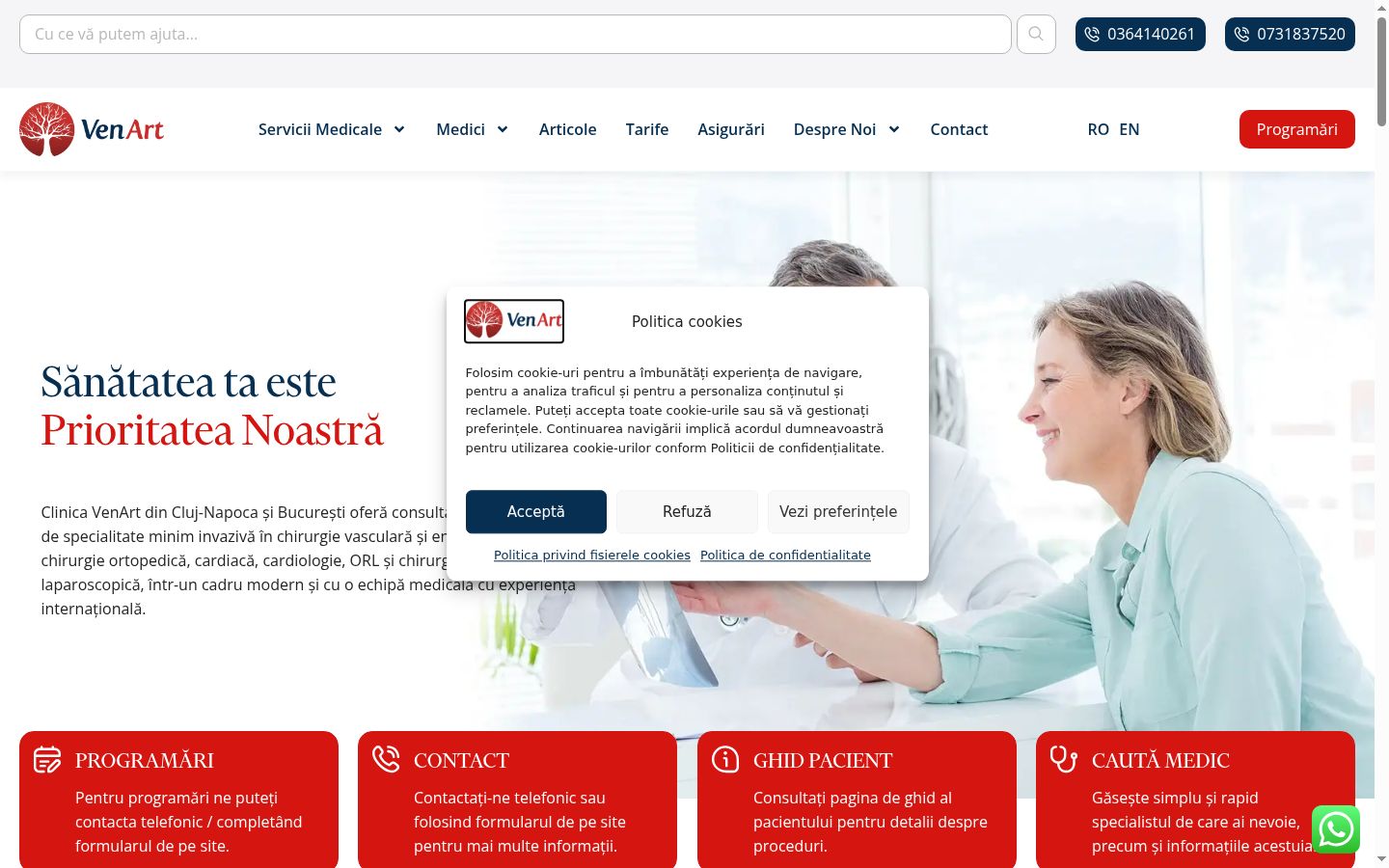 Zrzut ekranu banera zgody wyświetlanego przed jakąkolwiek interakcją
