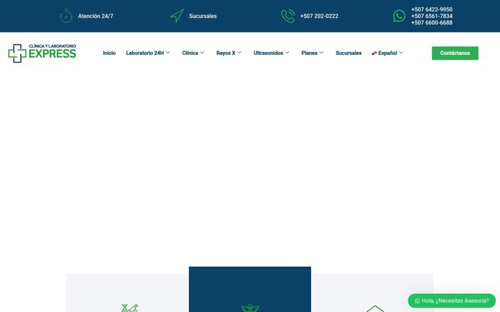 Screenshot of clinica.express