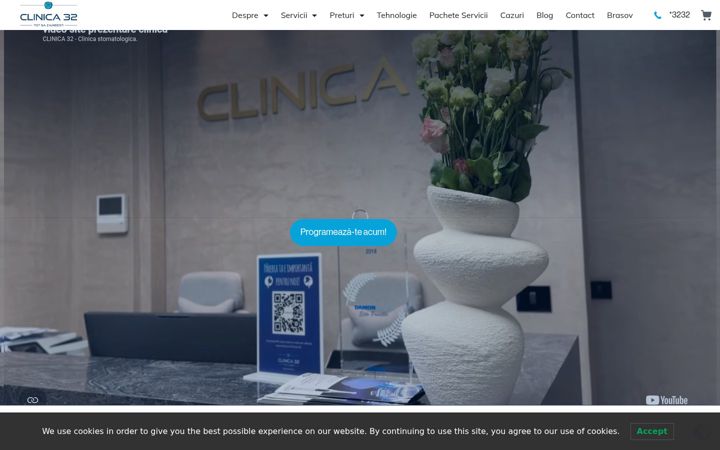 Zrzut ekranu clinica32.ro
