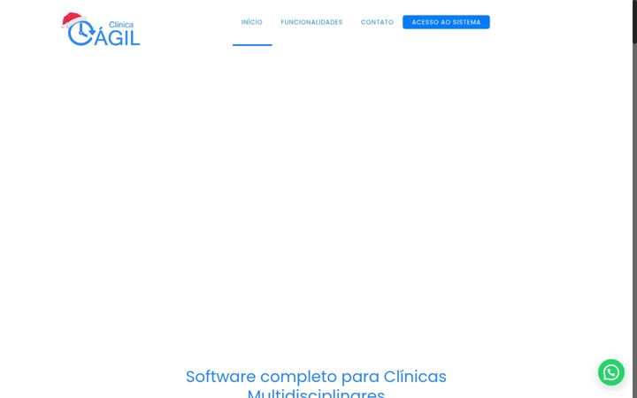 Screenshot van clinicaagil.app.br