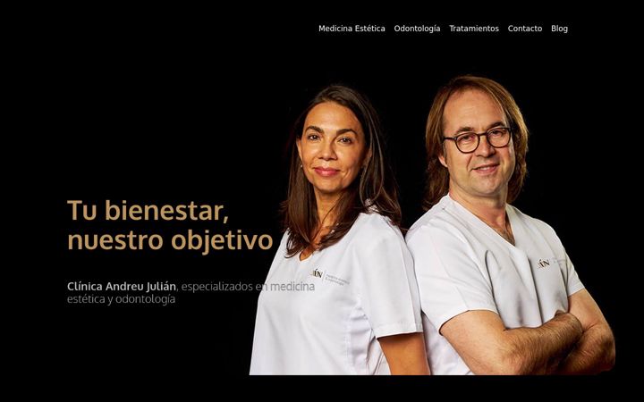 Screenshot of clinicaandreujulian.es