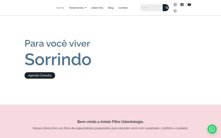Screenshot van clinicaanisio.com.br