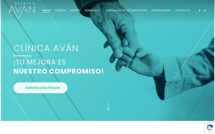 Screenshot of clinicaavan.es