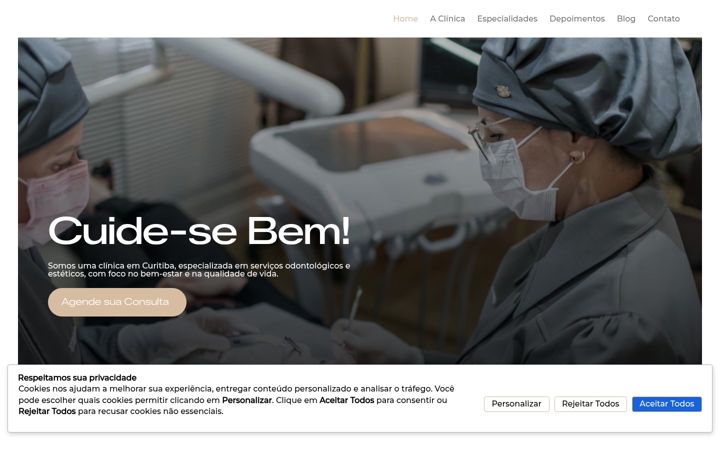 Screenshot of clinicabaldan.com.br