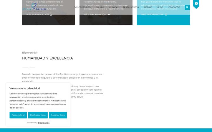 Screenshot of clinicabaracco.es