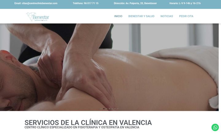 Screenshot of clinicabenestar.es