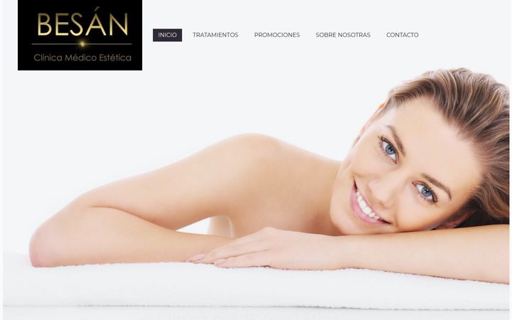 Screenshot of clinicabesan.com