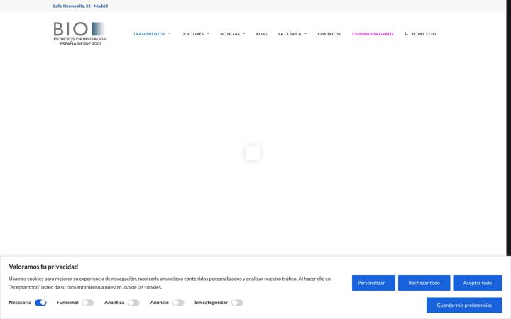 Screenshot of clinicabio.com