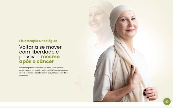Screenshot van clinicabioonco.com.br