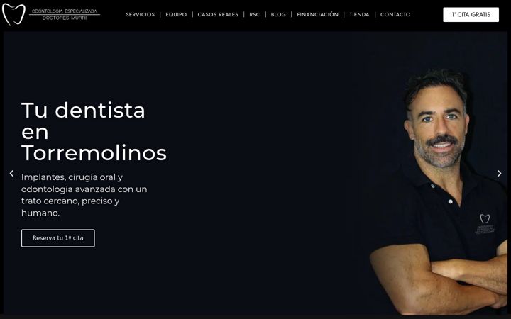 Screenshot of clinicabmurri.com
