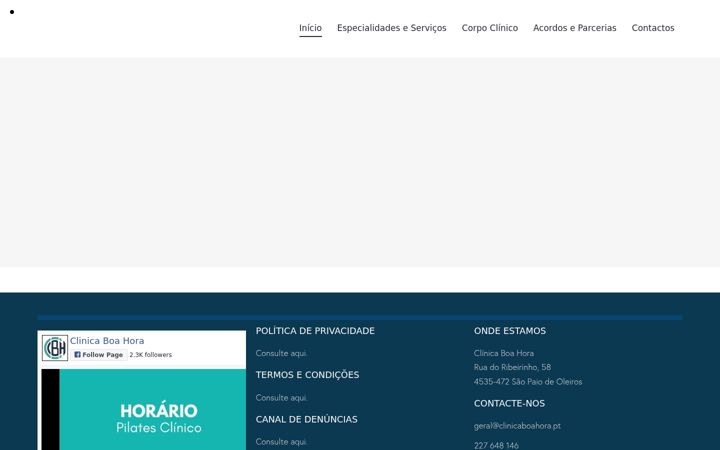 Posnetek zaslona clinicaboahora.pt