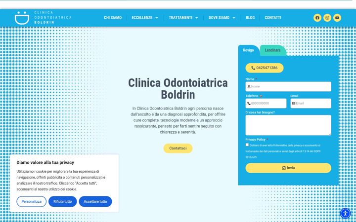 Screenshot of clinicaboldrin.com