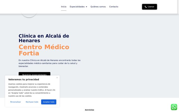 Screenshot of clinicabruder.com