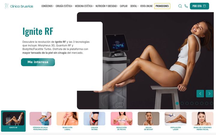 Screenshot of clinicabruselas.com