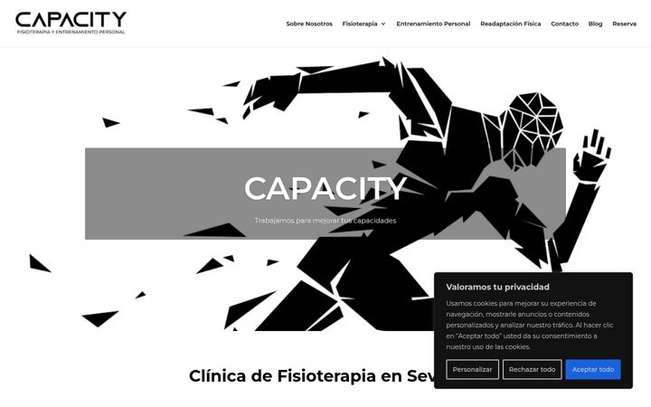 Screenshot of clinicacapacity.com