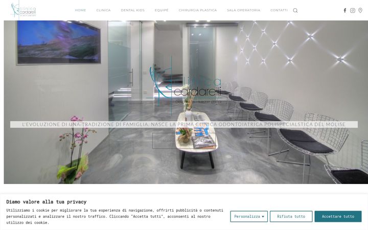 Screenshot of clinicacardarelli.it