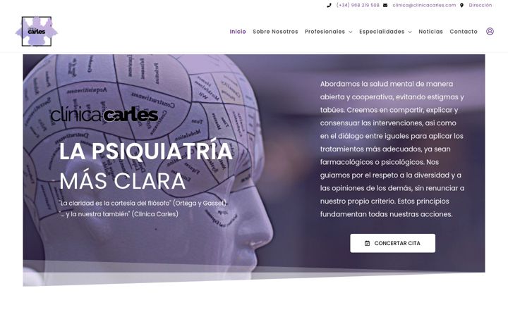 Screenshot of clinicacarles.es
