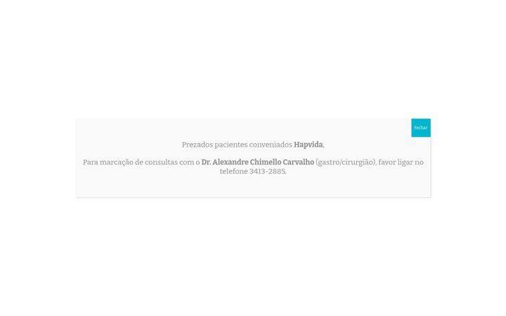 Captură de ecran a clinicacarvalhomedicina.com.br
