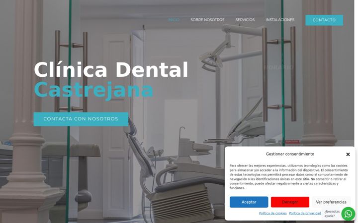 Screenshot of clinicacastrejana.com